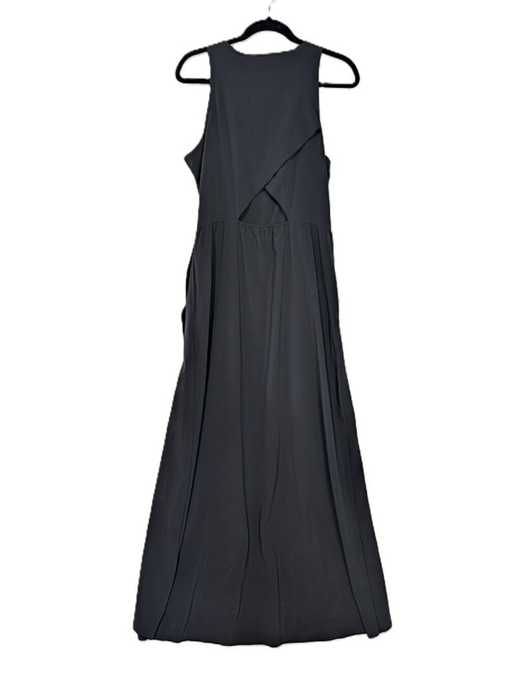 Toad&Co Black Sunkissed Maxi Dress Sleeveless Pocket Womens Large NWT - Picture 4 of 16